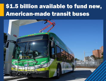 Funding opportunity will help improve service, reduce air pollution, provide good-paying jobs 