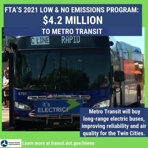 Metro Transit will buy electric buses, improving reliability and air quality for Twin Cities.