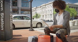lady drumming