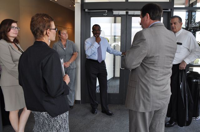 FTA Acting Administrator Therese McMillian and other FTA and COTA staff after the luncheon.