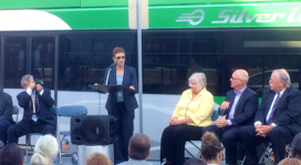 U.S. Department of Transportation Celebrates Opening of Silver Line Bus Rapid Transit System in Grand Rapids, Michigan U.S. Department of Transportation Celebrates Opening of Silver Line Bus Rapid Transit System in Grand Rapids, Michigan