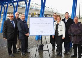 FTA and Sound Transit officials at Federal Way Full Funding Grant Agreement event
