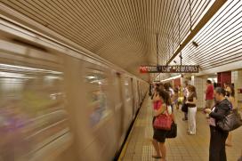NYCT Platform and Passenger