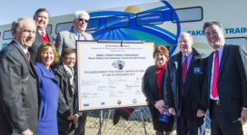 U.S. Department of Transportation Awards $75 Million to Extend Commuter Rail Service in Southern California to Perris Valley U.S. Department of Transportation Awards $75 Million to Extend Commuter Rail Service in Southern California to Perris Valley