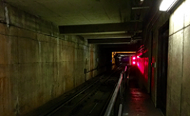 Red Stop Signal for Metro Trains