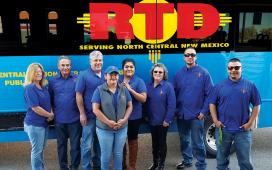 North Central Regional Transit District Staff and bus