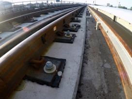 Close-up of track