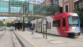 Courtesy Loozrboy on Flickr TRAX light rail in Salt Lake City