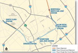 BART Extension Phase 2 map